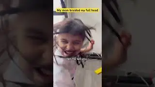 I braided my 5 year old daughter’s hair - full head