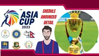 ASIA CUP 2023 schedule announced/ACC ASIA CUP/PAKISTAN/INDIA/SRILANKA/BANGLADESH/AFGANISTAN/NEPAL
