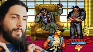 2020. Street of Rage 4 - Прохождение Stage 8 - секретная битва с Мистером X [Тяжелая сложность]