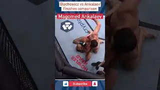 Ankalaev VS Blachowicz finishes comparison #shorts #mma #ufc