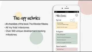 The Wonder Weeks Milestone Memories App | Track your baby’s development with pictures!