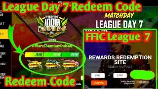 FFIC League Day 7 Redeem Code | Free Fire Redeem Code Today | Aaj Ka Redeem Code Kya Hai | Redeem