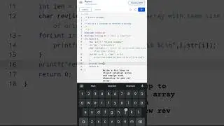 Reverse a String in C in Seconds! | Easy Coding Hack 🔄 #learnc #elkick #programming