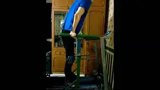 Тренировка на беговой дорожке. Скорость ходьбы: 0,2 км/ч