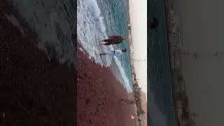 Enjoying in Neom City on Arabian sea