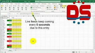 Excel Real Time Prices of all S&P 500 Stocks