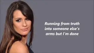 Lea Michele Anything's Possible with lyrics