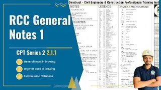 Basic Details of RCC General Drawing Notes 1 l Construction Drawing Reading Course