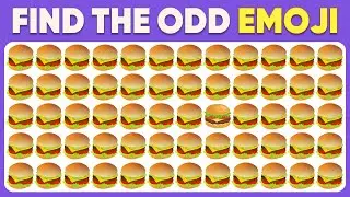 Can You Spot The Odd Emoji? | Find The Odd Emoji Challenge | Emoji Quiz | #quiz