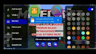 TOOLBOX FOR MCPE 1.19.21 INFINITE TIME X-RAY UPDATE BY FARIZ MCPE