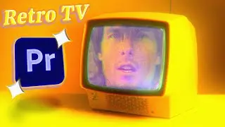 How to make a Surreal RETRO TV SCREEN (Adobe Premiere Pro)