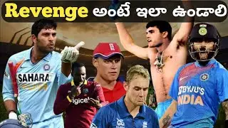 Top 5 Best Revenge Moments in Cricket History |Cricket Revenge Moments in Telugu @KrazyTonyCricket