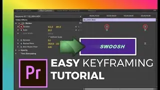 Adobe Premiere Pro  \\ Basics of Keyframing (Animation)