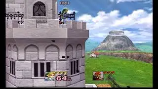 Project M 3.6 Ocarina of Time Link VS Ocarina of Time Ganondorf
