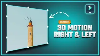 Filmora14 | 3d Motion Right and Left | Filmora 3d Animation | Filmora14 3d screen effect