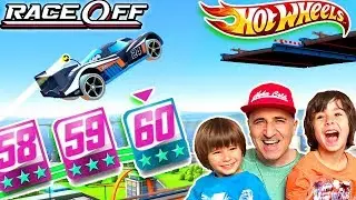 FINAL HOT WHEELS RACE OFF 🚙ULTIMO desafio SUPERCARGADO y 3 ESTRELLAS ⭐en TODOS los NIVELES 😱