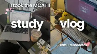⋆౨ৎ˚ [VLOG] taking the MCAT, productive cozy days after + running again | slice of life ✮⋆˙
