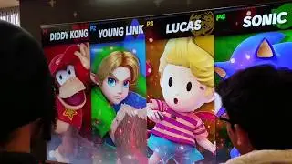 Diddy Kong vs Young Link vs Lucas vs Sonic