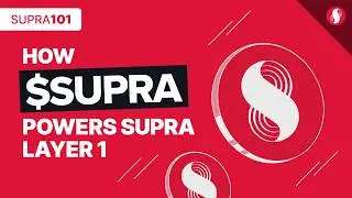 Supra 101 | Utility of $SUPRA Token