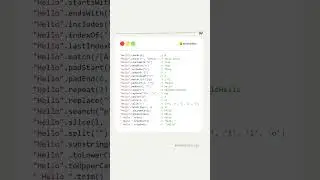 JavaScript String Methods Cheat Sheet | JavaScript String Methods | YouTube Shorts