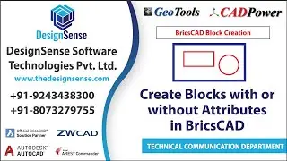 How to make a block in BricsCAD, with attributes and without as well | BricsCAD Tutorials | Rakesh