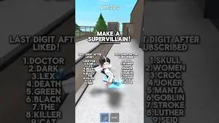 what’s your supervillain called?! || #mm2 #roblox #robloxedit #murdermystery2