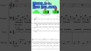 World 4: Big Island - Super Mario Bros. 3 (NES, 1988) OST - Music Transcription