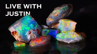 LIVE opal cutting session. You are invited