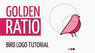 illustrator tutorial : Bird Logo Design Made With Golden Ratio