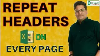 Repeat Headers on Each page in Excel | Repeat Headers 
