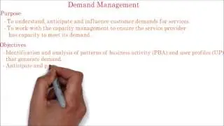10. ITIL | Demand Management purpose,scope,objectives
