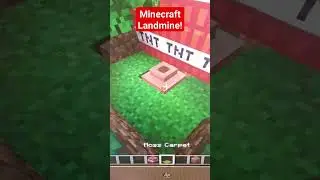 Minecraft Landmine! #gameplay #minecraftbuilds #minecraftbuilding