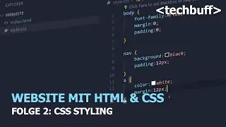 Website mit HTML und CSS - CSS STYLING | Ep.2