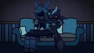 [ Just two Nightmare animatronics being friendzoned ] / [ FNaF 4 ]