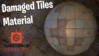 Substance Designer - Damaged Tiles