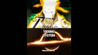 Naruto VS Tiering System#naruto#narutouzumaki#uzumakinaruto#narutoshippuden#powerscalinganime
