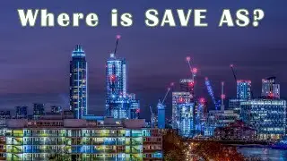 Where is SAVE AS? In Photoshop