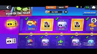 Brawl Stars Box Opening. GETTING BRAWL PASS![No Commentary]