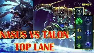 Nasus vs Talon In Top Lane (Nasus 1)