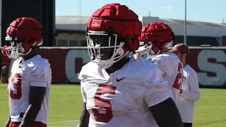 Video from Arkansas football fall camp practice No. 11
