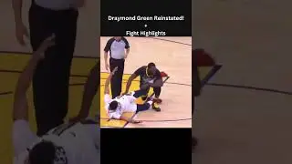 Draymond Green Reinstated After 12-Game Suspension + Fight Highlights🏀🥊 