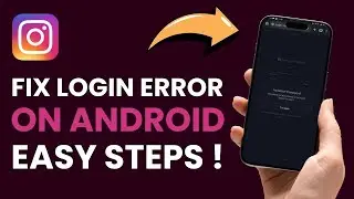 How to FIX Instagram Login Error [Android]