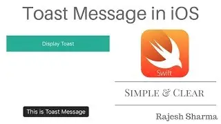 toast message in ios - swift