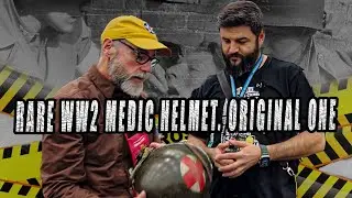 Rare WW2 Medic helmet. Original One