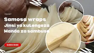 Samosa Wraps//Manda za sambusa