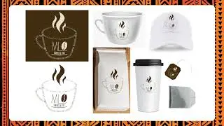 i got to design the logo of a COFFEE & TEA brand | 2-MIN DOODLE: Ep2