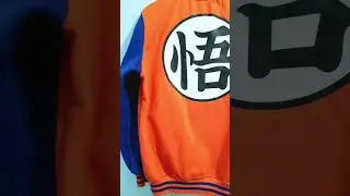 DBZ ORANGE & BLUE VARSITY JACKET