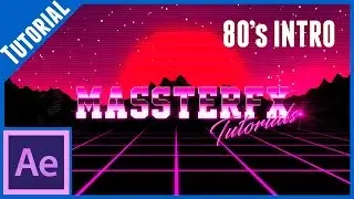 80´s Style Intro || After Effects Tutorial