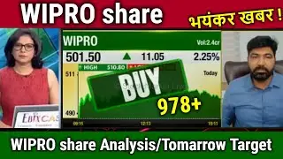 WIPRO share latest news,wipro share news,wipro share analysis,wipro share target,