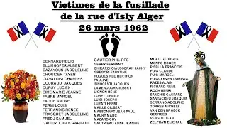 Commémoration du massacre du 26 mars 1962 à Alger